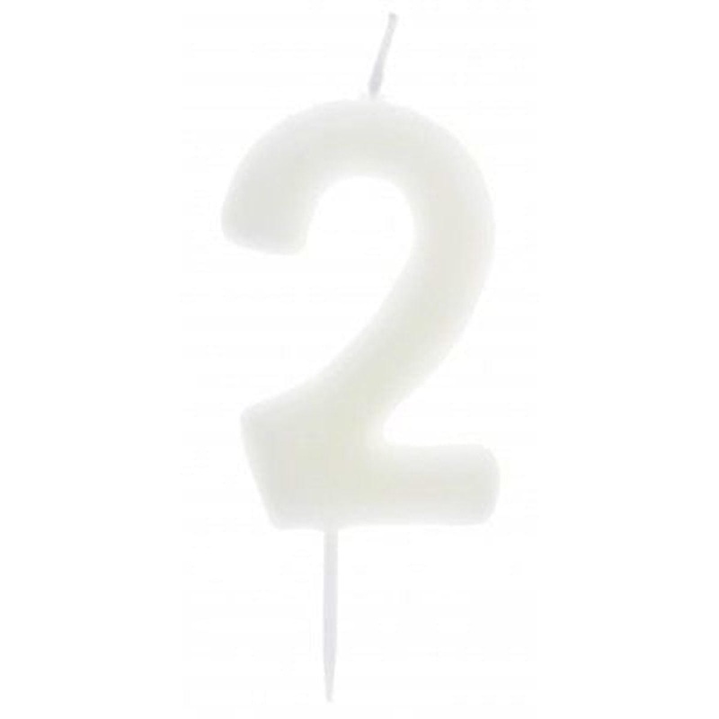 Number 2 Birthday Candle, Phosphorescent