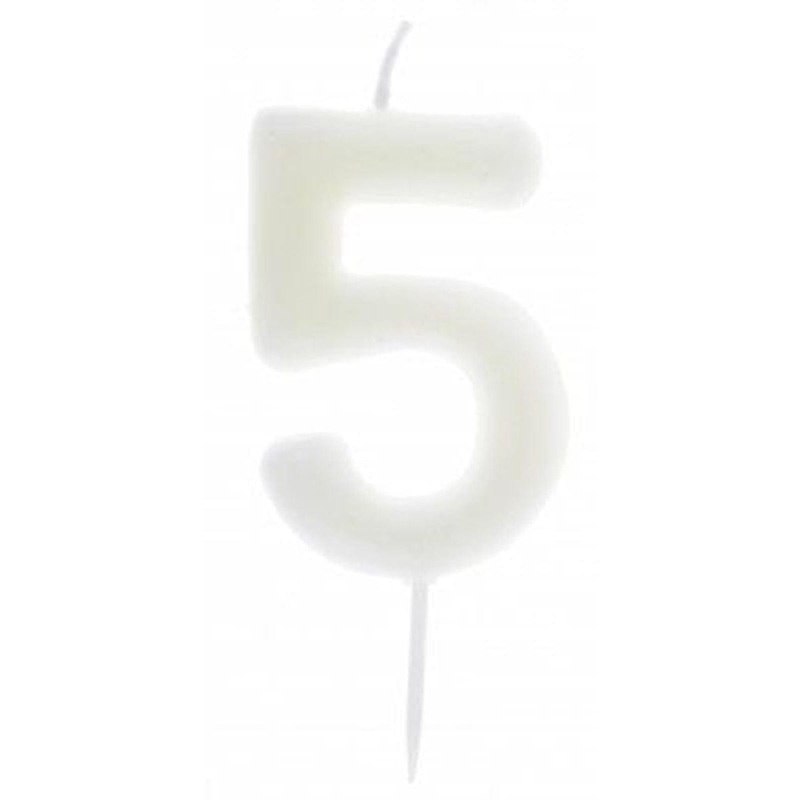 Number 5 Birthday Candle, Phosphorescent