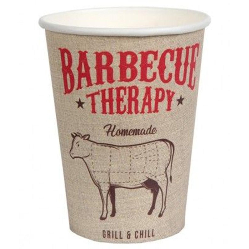 Barbecue Party Paper Cups, 10Count