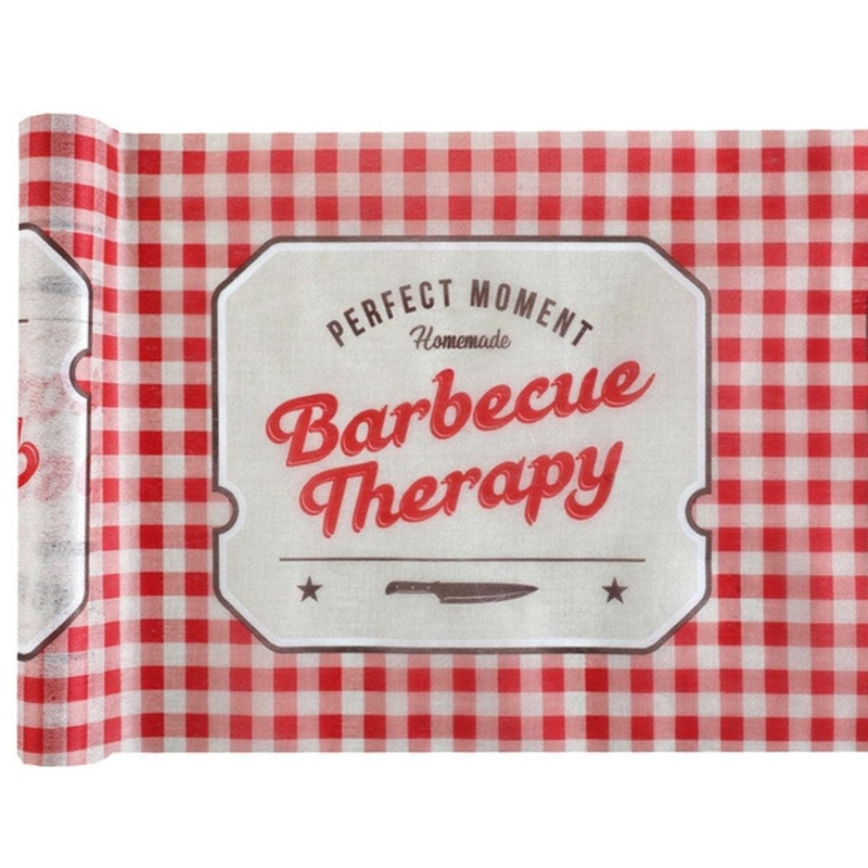 Barbecue Party Table Runner, 12"x16'