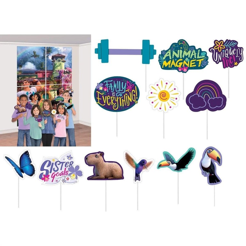 Disney Encanto Birthday Party Scene Setter with Props, 16 pc
