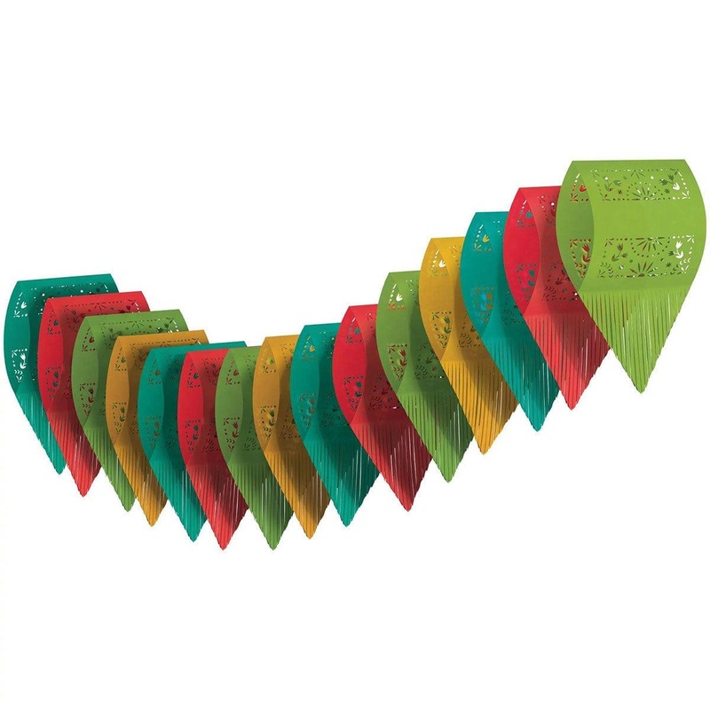 Fiesta Hanging Decoration, 12''x 10', Multicolour