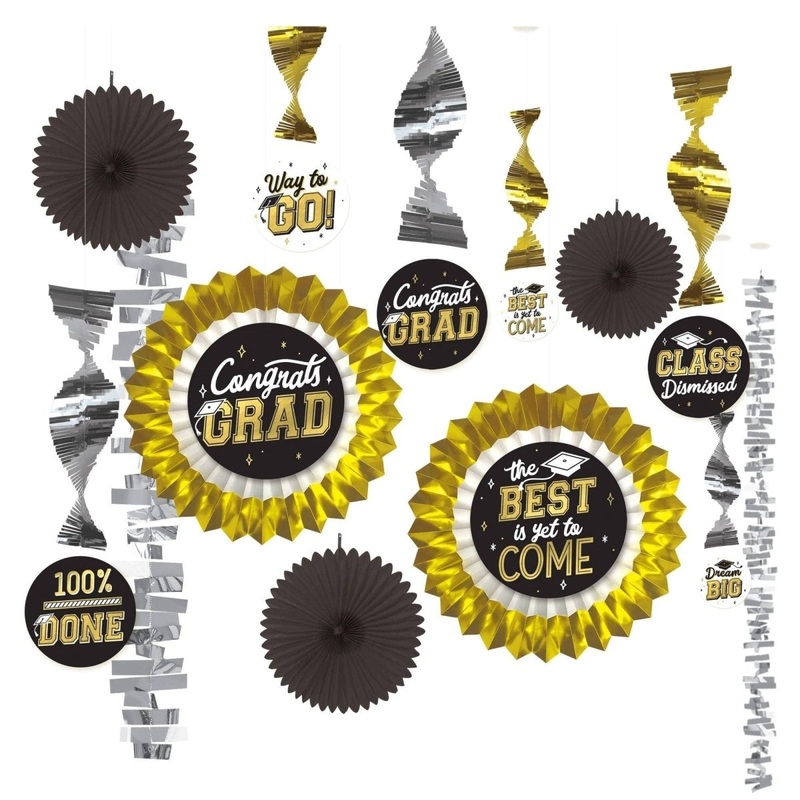 Graduation Decoration Kit "Congrats Grad", 13Count