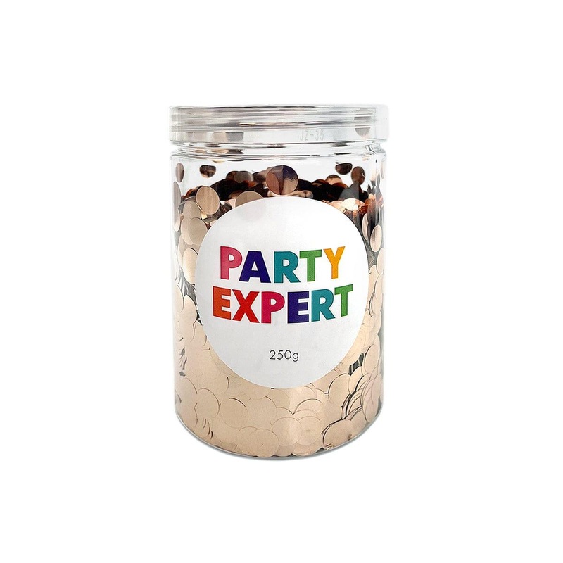 Round Confetti, Rose Gold