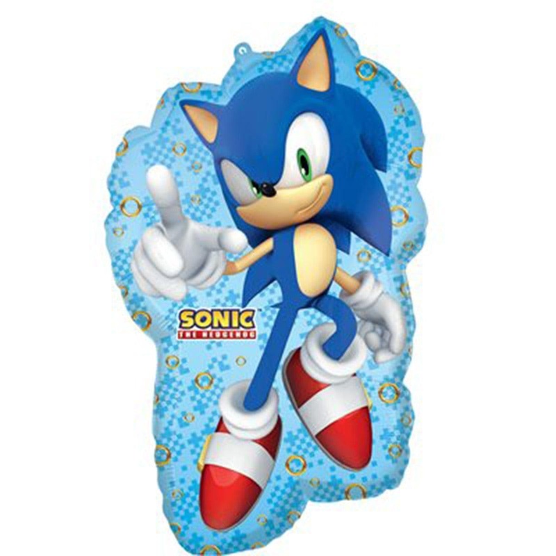 Sonic the Hedgehog Supershape Foil Balloon, 30in, Blue