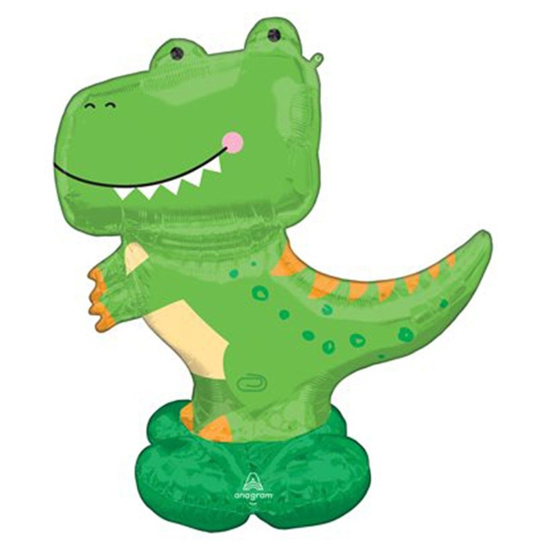 T-Rex Airloonz Standing Foil Air-Filled Balloon, 54in