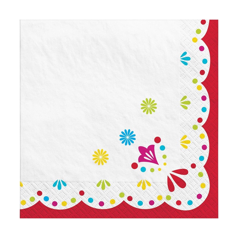 Viva la Party Beverage Napkins, 40Count