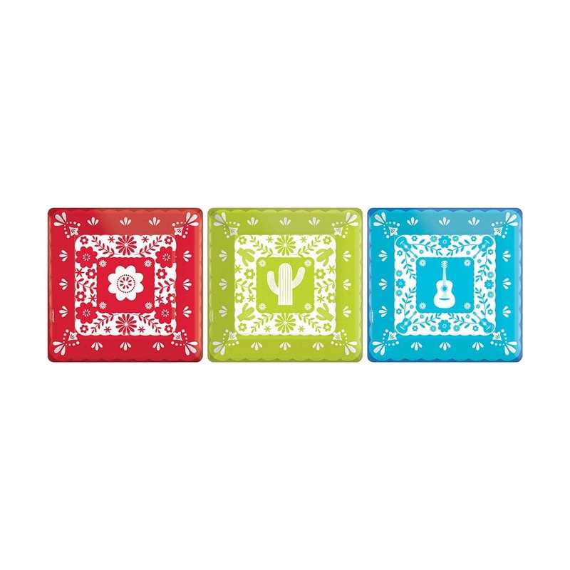Viva la Party Dessert Paper Plates, 7in, 20Count