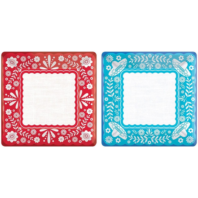 Viva la Party Dinner Paper Plates, 10in, 20Count
