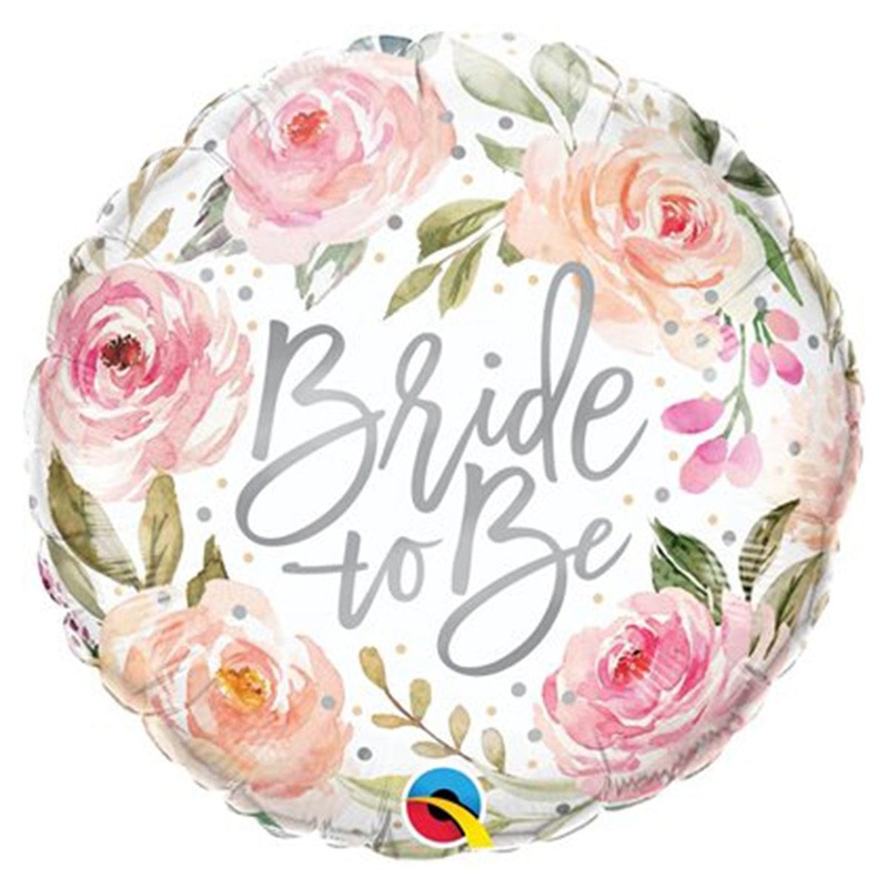 Bohemian "Bride to Be" Foil Balloon, 18in