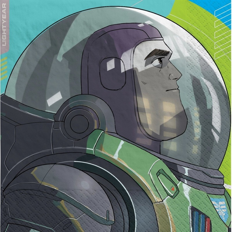 Buzz Lightyear Birthday Large Lunch Napkins, 16 Count