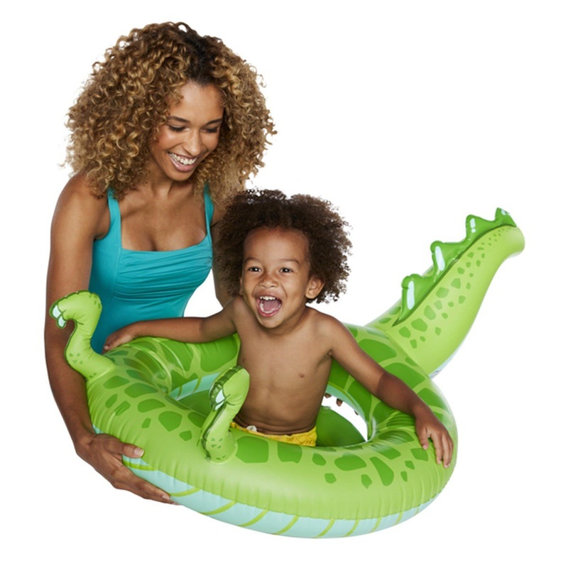 Green Dino Pool Float for Babies