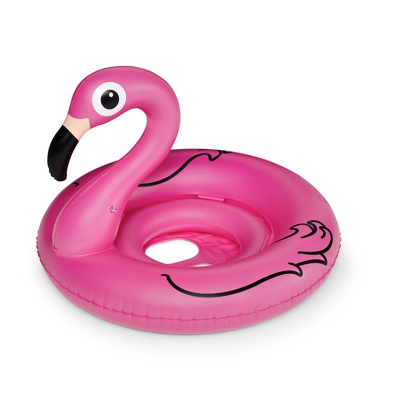 Pink Flamingo Pool Float for Babies
