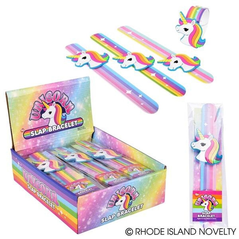 Unicorn Slap Bracelet, Assortment, 1 Count