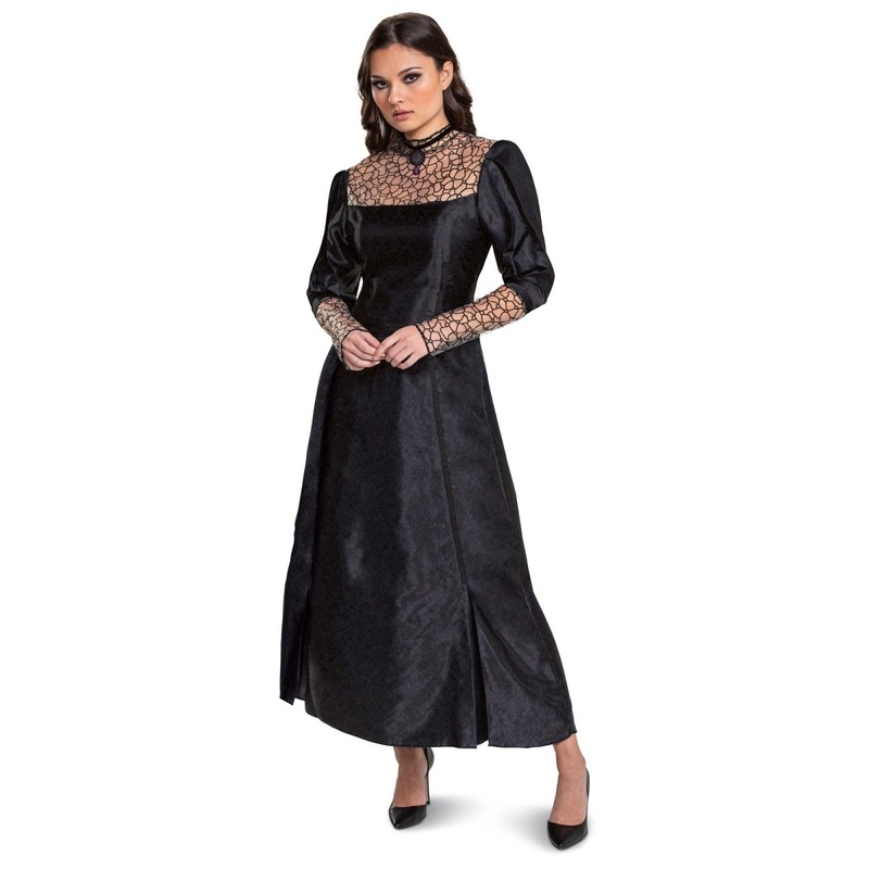 The Witcher Yennefer Classic Costume for Adults, Black Dress M