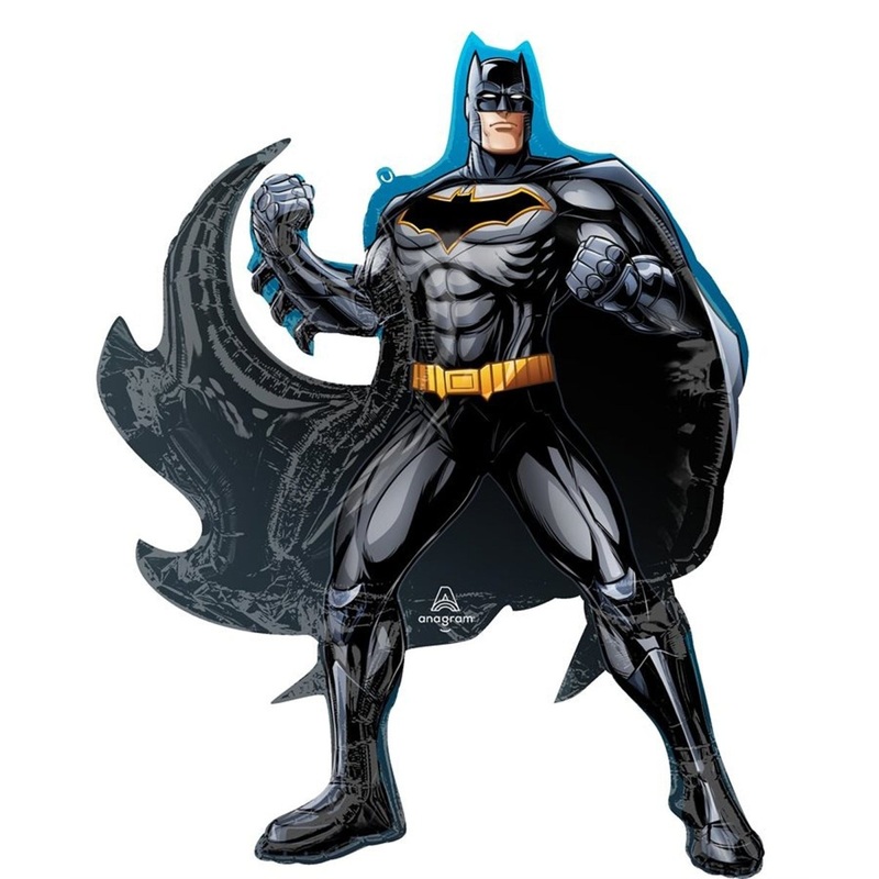 Batman Supershape Foil Balloon, DC Comics, 31 Inches, 1 Count