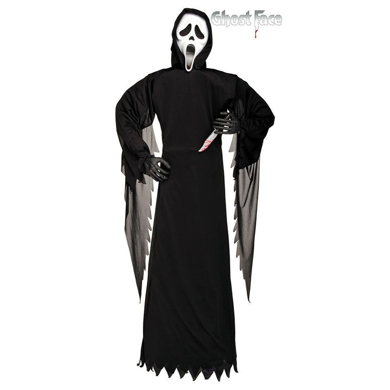 Ghostface Figure With Knife, 72 Inches, 1 Count
