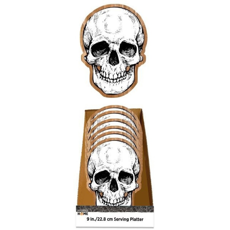 Halloween Skull Dish, 9 Inches, 1 Count