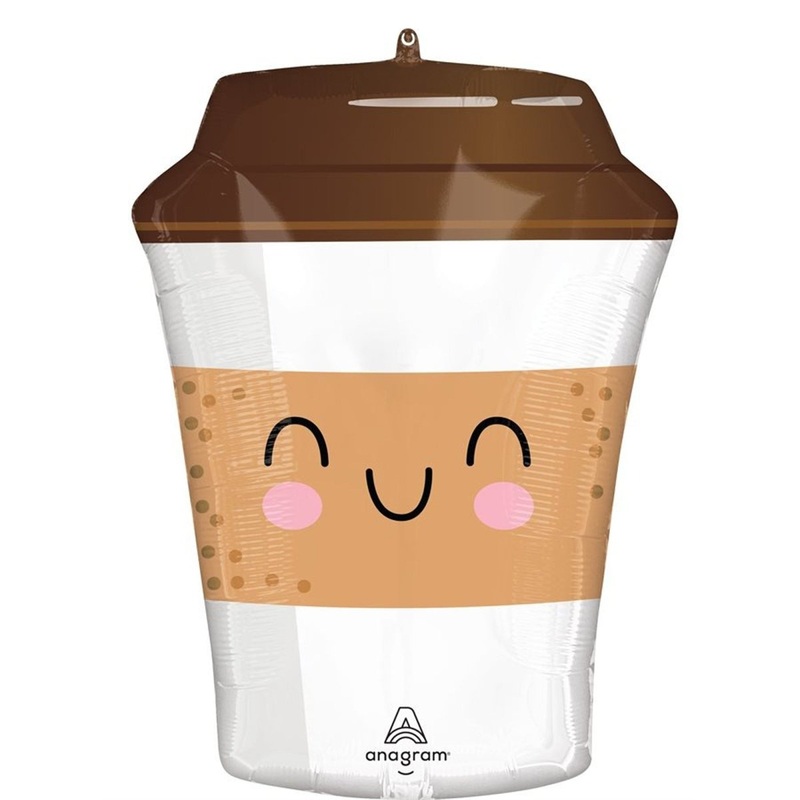 Sippy Friends Coffee Supershape Foil Balloon, 20 Inches, 1 Count