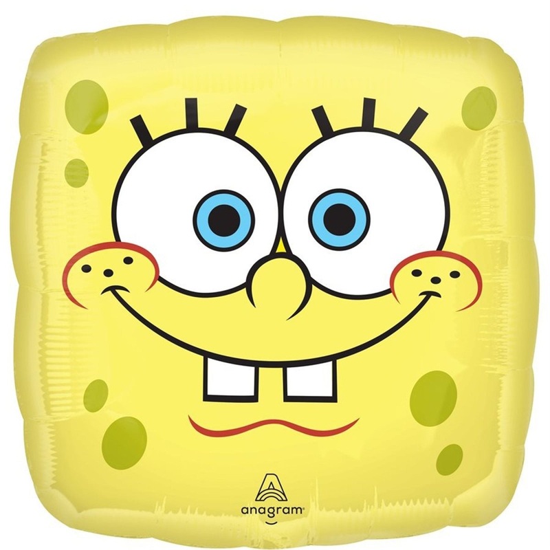 Spongebob Square Foil Balloon, Nickelodeon, 18 Inches, 1 Count