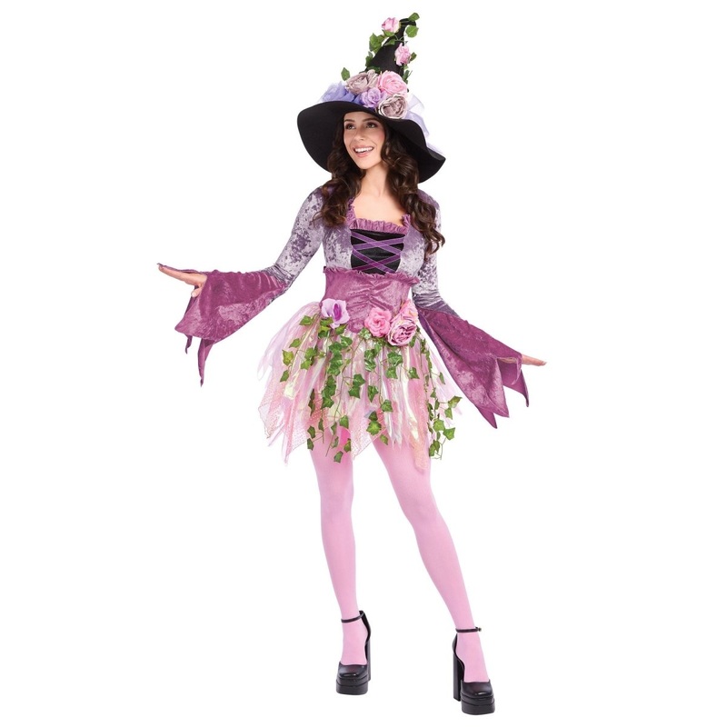 Woodland Fairy Costume for Adults, Purple Dress XS