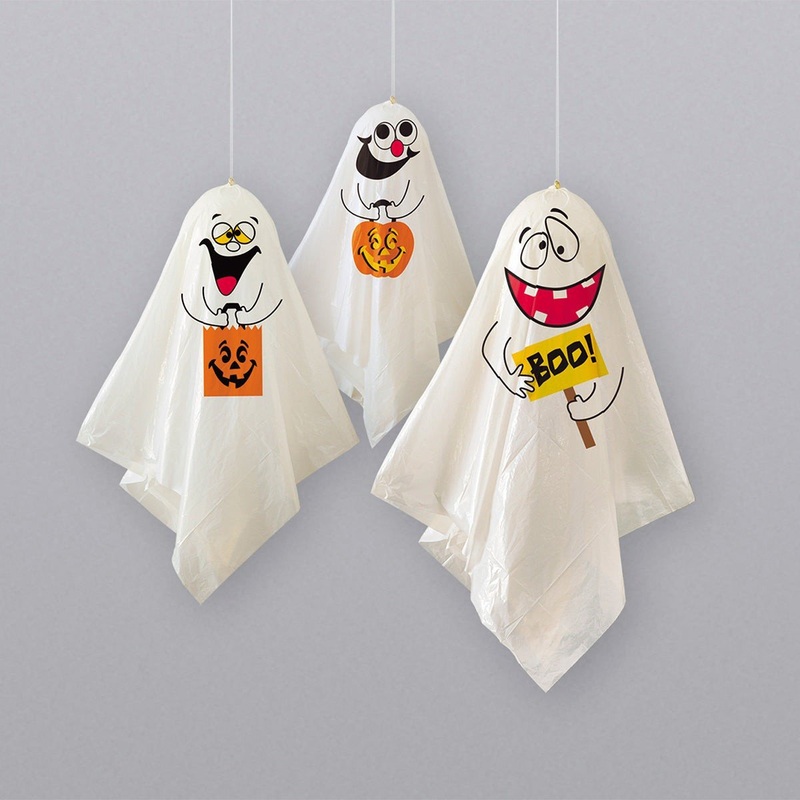 Ghost Hanging Decoration, 3 Count