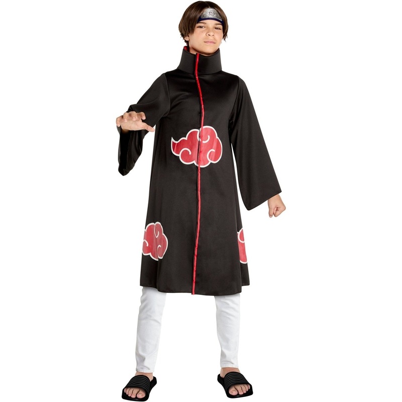 Akatsuki Anime Costume for Kids, Naruto Shippuden M*