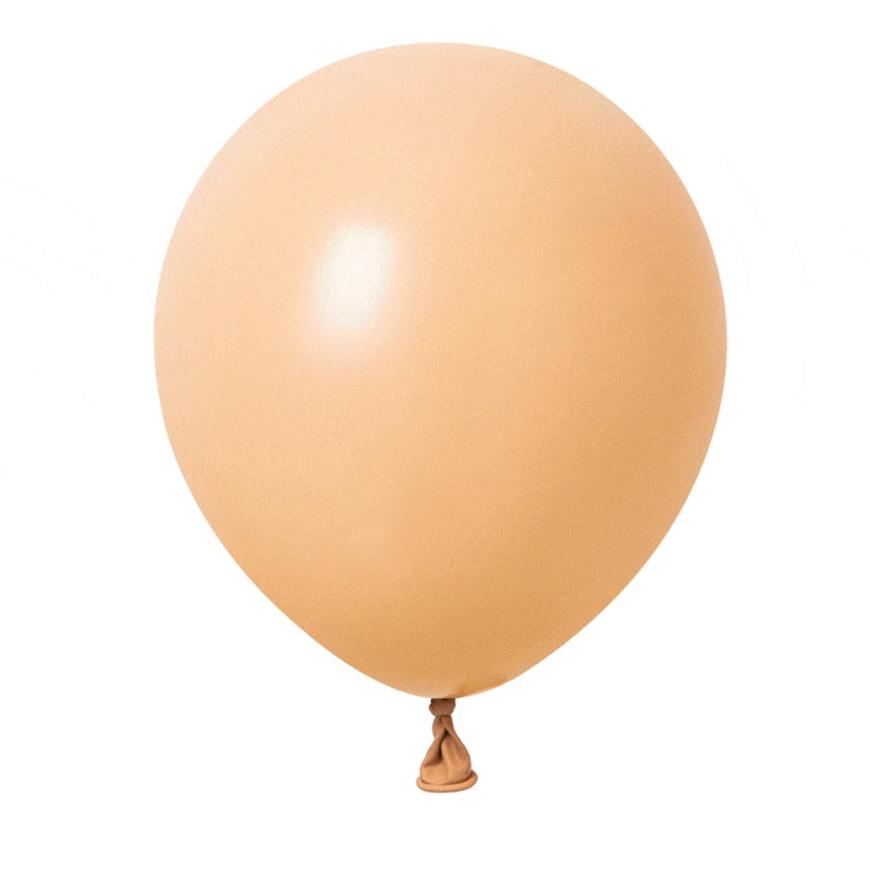 Blush Nude Latex Balloon 5 Inches, 100 Count