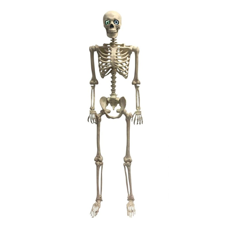 Animated Skeleton with Light Eyes, 60 Inches
