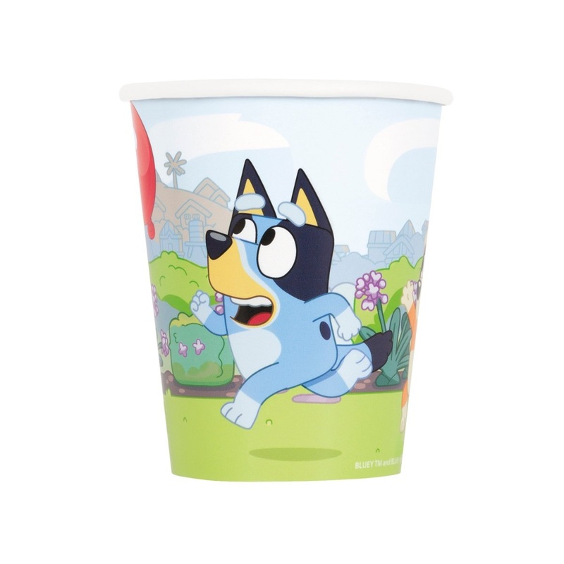 Bluey Paper Cups, 9 oz, 8 Count
