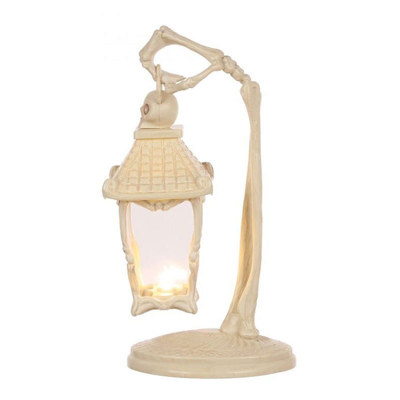 Skull Lantern with Lights