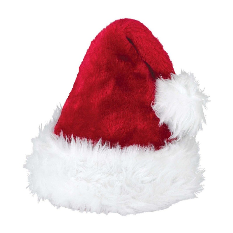 Adjustable Deluxe Santa Hat for Adults