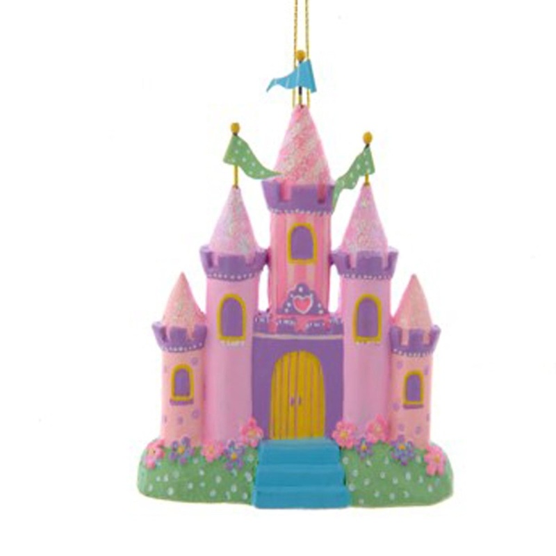 Castle Ornaments, 4 Inches, 1 Count