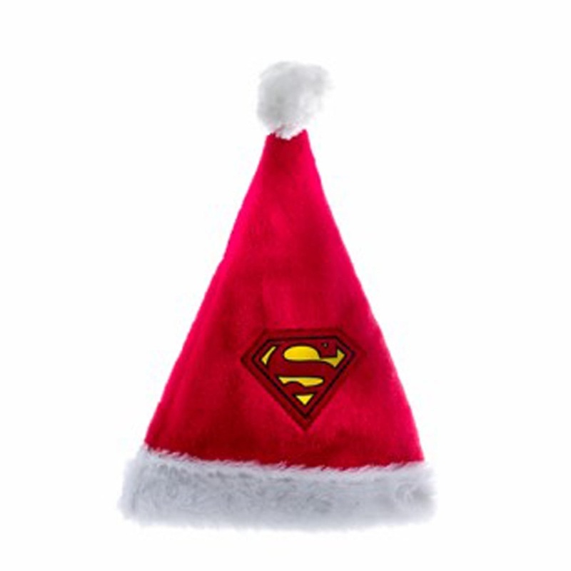 DC Comics, Superman Santa Hat, 16 Inches, 1 Count