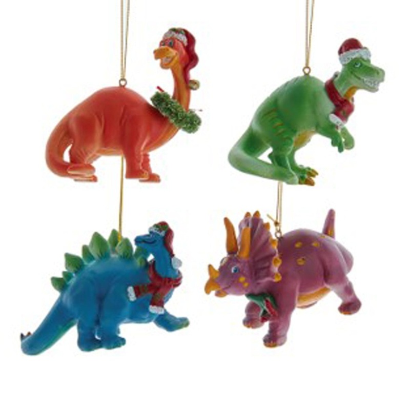 Dinosaur Ornaments, 4 Inches, Assortment, 1 Count