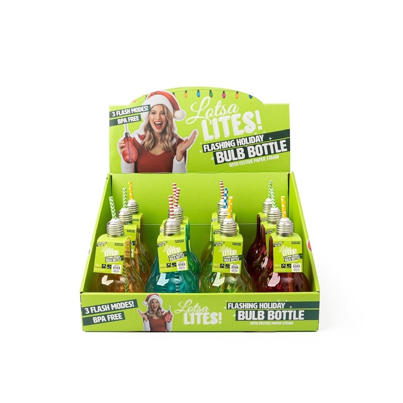 Flashing Holiday Beverage Bulb