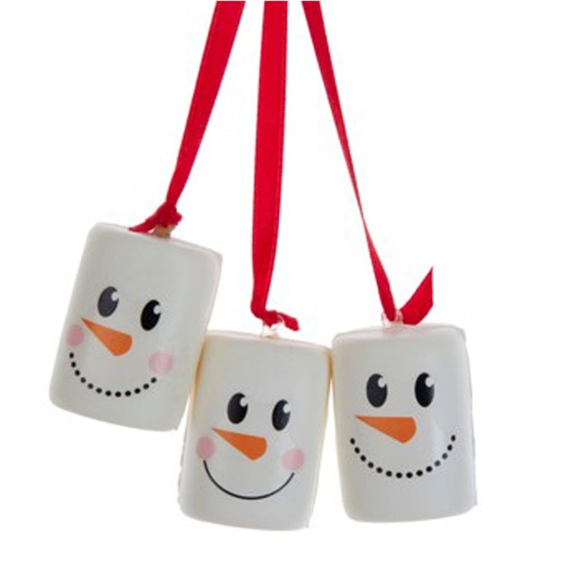 Foam Marshmallows Ornaments, 4 Inches, Assortment, 1 Count