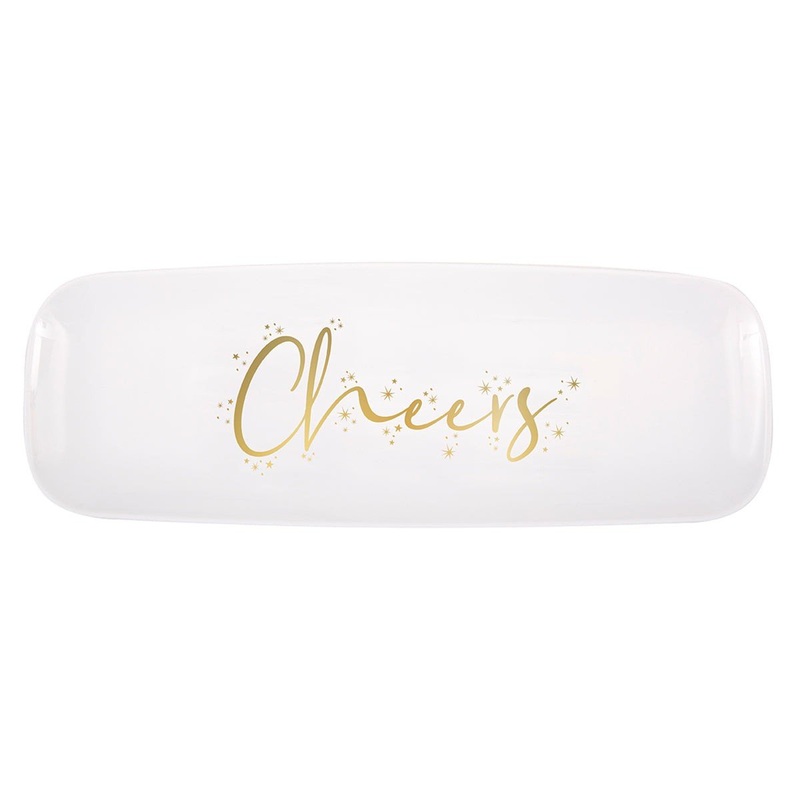 Modern Christmas Plastic Serving Tray