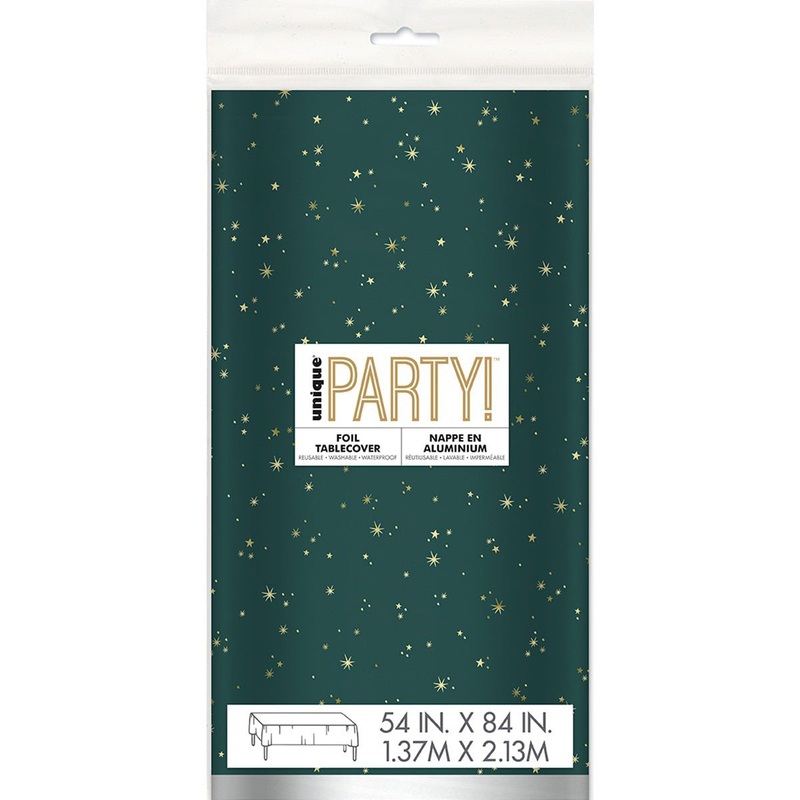 Modern Christmas Tablecover, 54 x 84 In