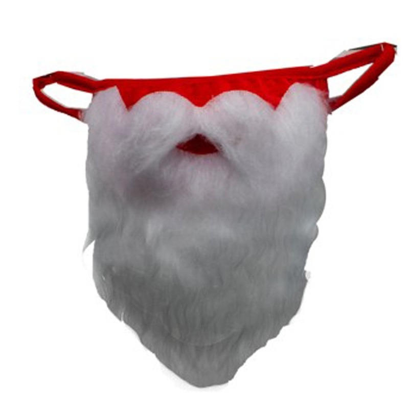Santa Beard Mask, 9,84 Inches, 1 Count
