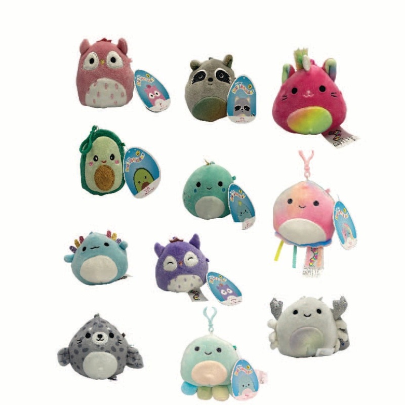 Squishmallow Plush Clips, 5 Inches, Assortment, 1 Count