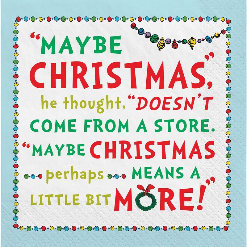 The Grinch  Lunch Napkins, 16 Count