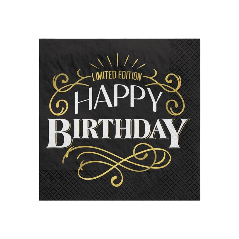 Better With Age, Birthday Beverage Napkins, 16 Counts
