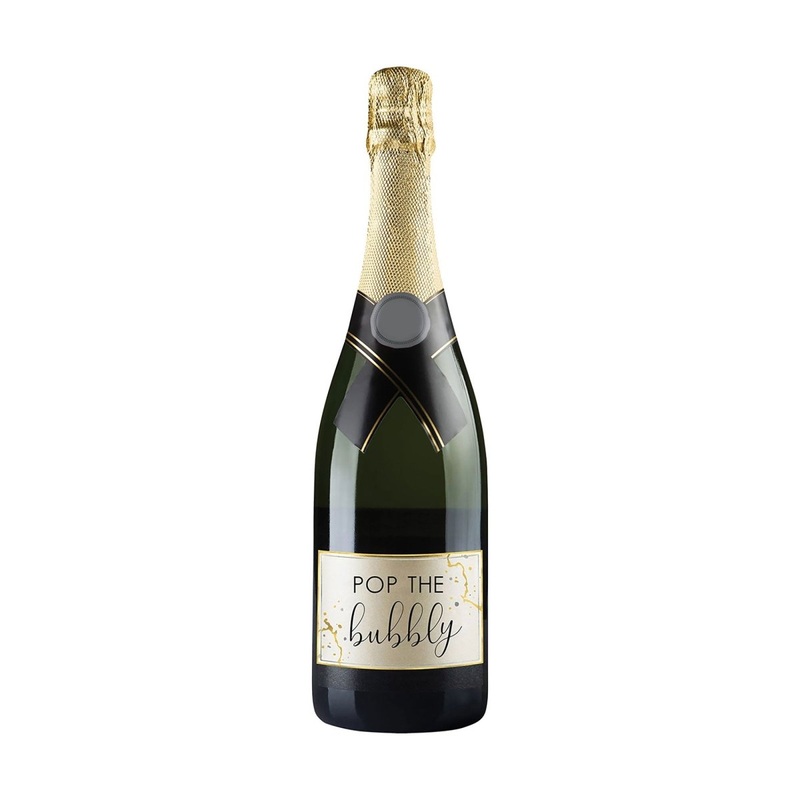 Bubbly Bottle Cutout with Easel, 48 Inches, 1 Count
