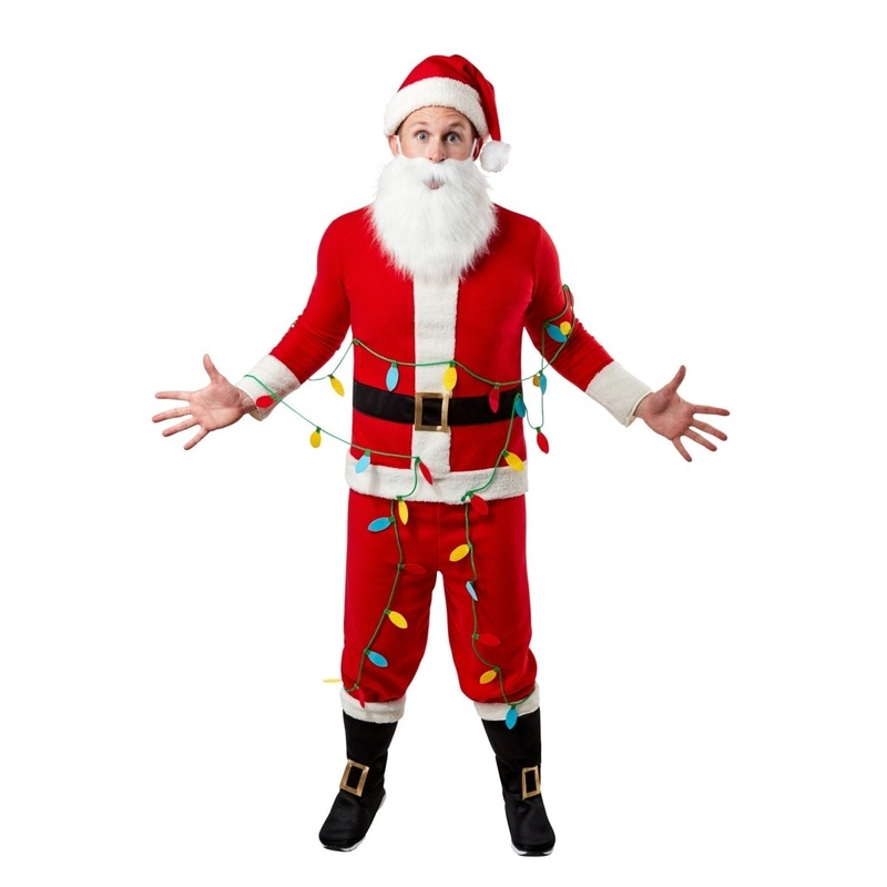 Clark Griswold Santa Costume for Adults S