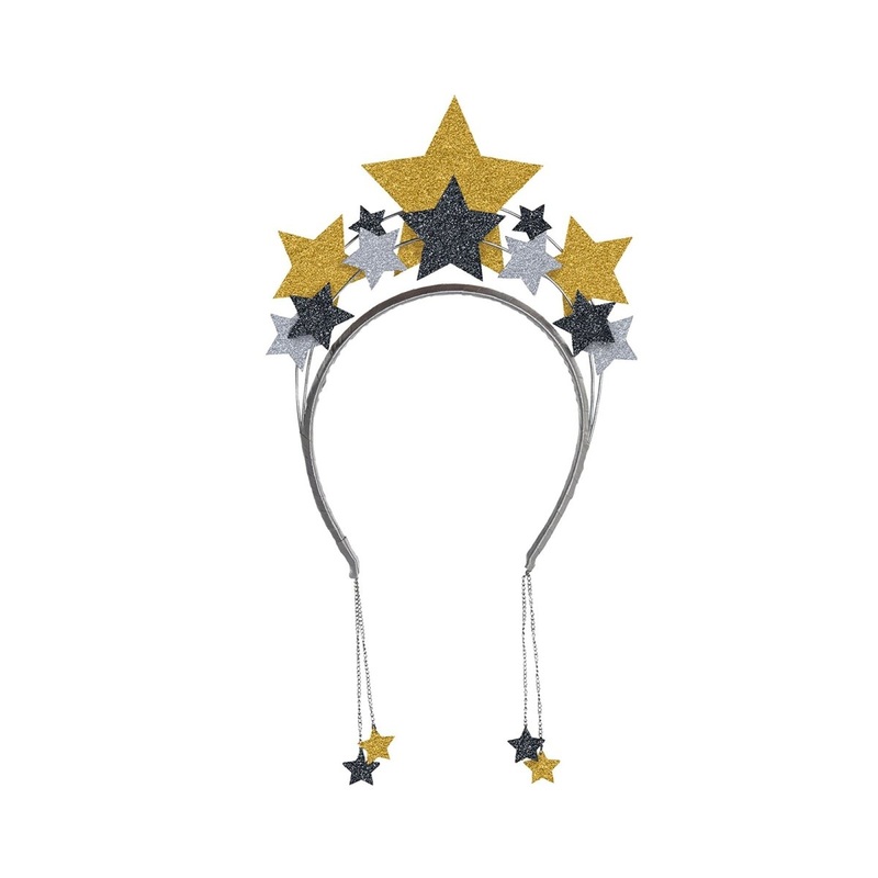 New Year Star Headband, 13 Inches, 1 Count
