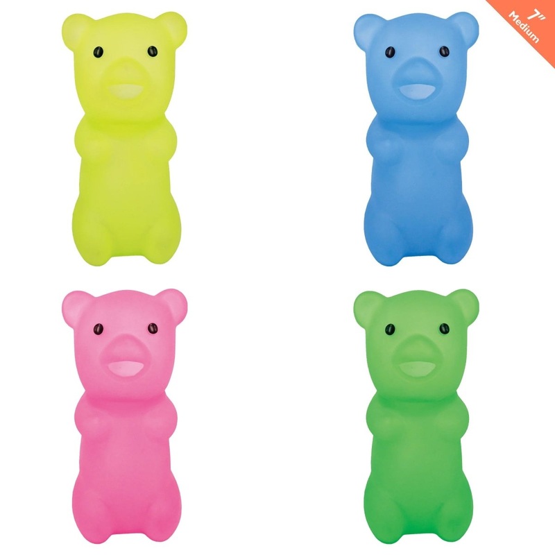 Squeeze Me Gummy Bear, 8,7 Inches, Assortment, 1 Count