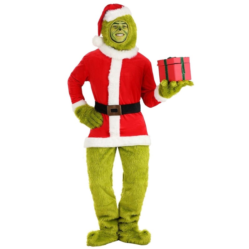The Grinch, Santa Costume for Adults XS