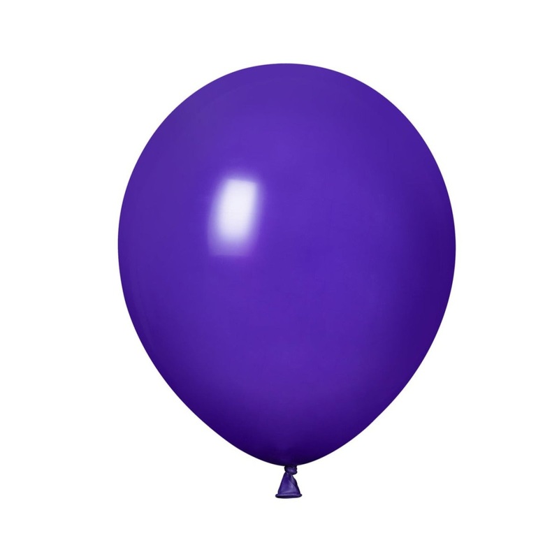 Violet Latex Balloon, 5 Inches, 100 Count