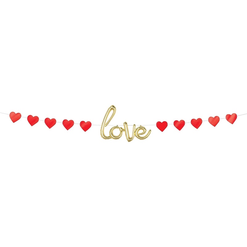 Balloon Love Banner Kit, 240 Inches, 1 Count